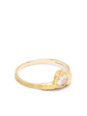 ELHANATI 18kt yellow gold Iman diamond ring