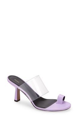 NEOUS Chost Toe Loop Sandal in Lilac/Transparent