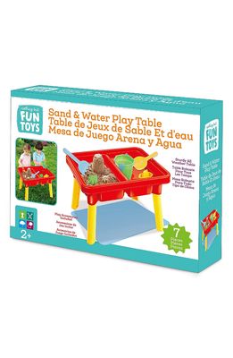 Nothing But Fun Sand & Water Sensory Play Table in Red