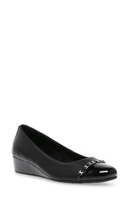 ANNE KLEIN Maysel Wedge Pump in Black