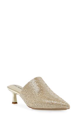 ANNE KLEIN Impress Pointed Toe Mule in Blush Crystals
