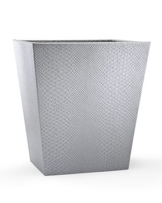 Conda Wastebasket, Silver