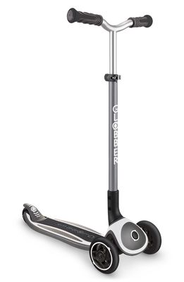 Globber Master Foldable Scooter in White Grey