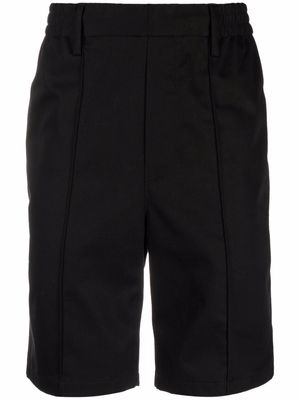 AMI Paris elasticated bermuda shorts - Black