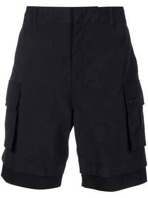 Juun.J cotton cargo shorts - Black