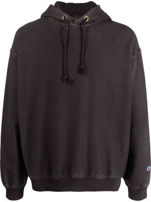 Champion logo-print hoodie - Black