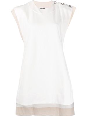 Jil Sander high-low longline T-shirt - White