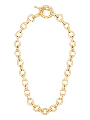 Laura Lombardi Portrait round-link chain necklace - Gold