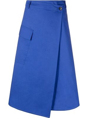 Woolrich high-waisted A-line skirt - Blue