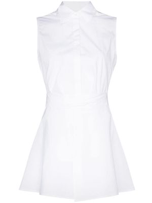 Rosetta Getty sleeveless cotton shirt - White
