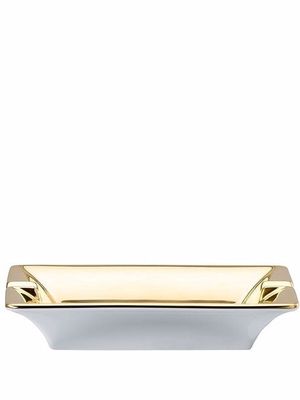 Versace Barocco-print ashtray - Gold