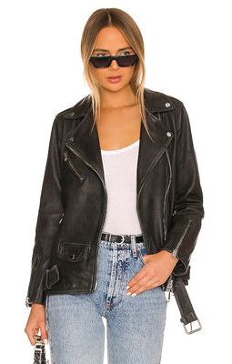 ALLSAINTS Billie Biker Jacket in Black