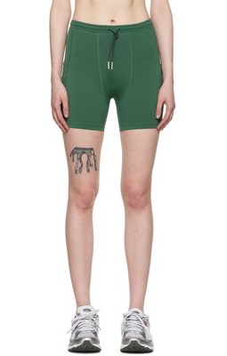 PRAISE ENDURANCE Green Tempo Sport Shorts