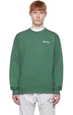 Quiet Golf Green Cotton Sweatshirt