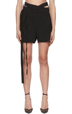 Ottolinger Black Polyester Shorts