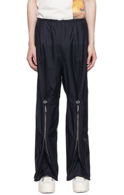 and wander Navy Nylon Trousers