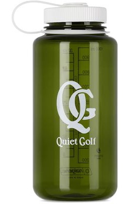 Quiet Golf Green Monogram Nalgene Water Bottle, 32 oz