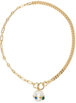 Safsafu SSENSE Exclusive Gold Safgalaxy Necklace