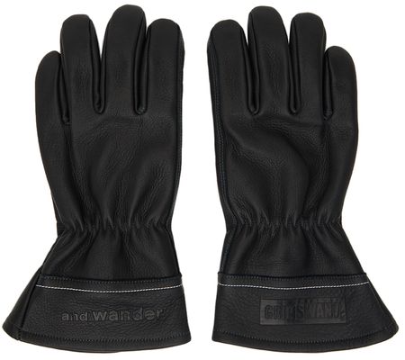 and wander Black GRIP SWANY Edition Takibi Gloves