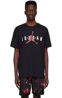 Nike Jordan Black Cotton T-Shirt