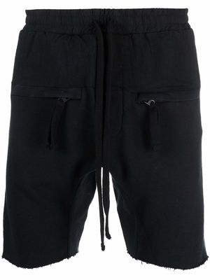 Thom Krom drawstring-waist cargo shorts - Black