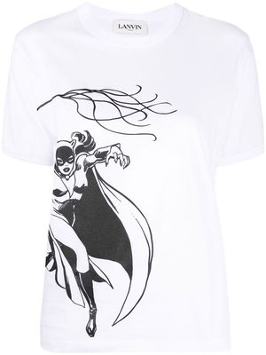 LANVIN graphic-print short-sleeve T-shirt - White