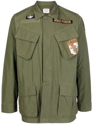 Maharishi patch-detail military jacket - Green