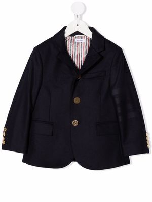 Thom Browne Kids 4-Bar sports jacket - Blue