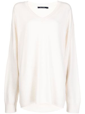Sofie D'hoore Morning V-neck cashmere jumper - White