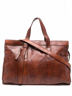 Officine Creative Rare 22 leather tote bag - Brown