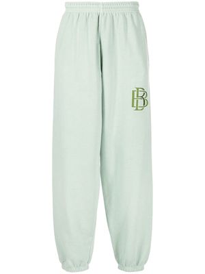 Blood Brother Wraith logo-embroidered track pants - Green