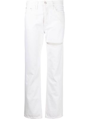 AGOLDE mid-rise slim-fit jeans - White