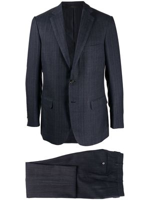 Brioni pinstripe single-breasted suit - Blue