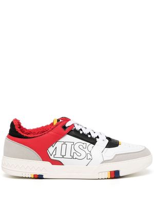 Missoni logo-print leather sneakers - Multicolour