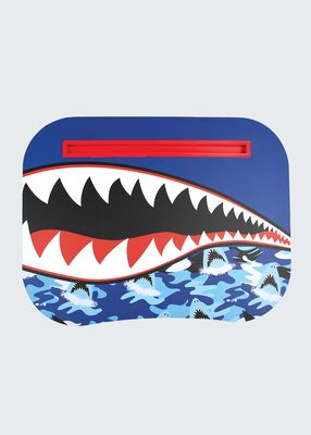 Kid's Shark-Print Lap Desk