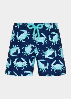 Boy's Only Crabs Swim Trunks, Size 2T-14