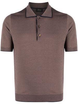 Brioni short-sleeve polo shirt - Blue