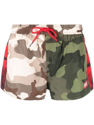 Diesel BMBX-Sandy-I camouflage-print swim shorts - Green