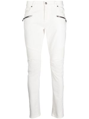 Balmain mid-rise skinny jeans - White