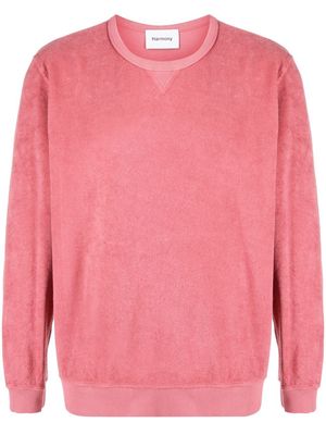 Harmony Paris crew-neck pullover sweatshirt - Pink
