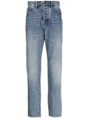Armani Exchange five-pocket straight leg trousers - Blue