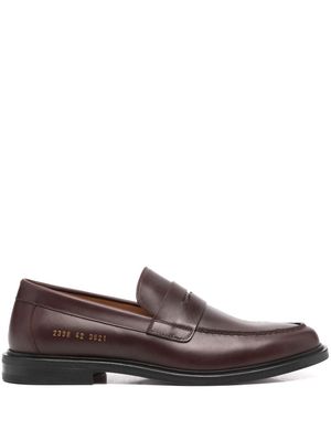 Common Projects leather penny loafers - Brown