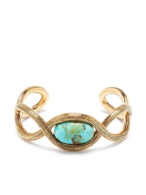 Aurelie Bidermann Aldabra cuff bracelet - Gold