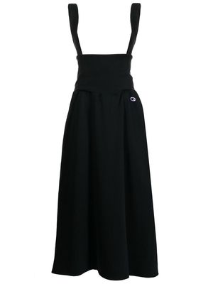 Anrealage x Champion cotton midi dress - Black