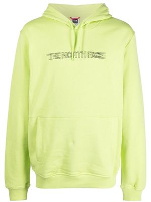 The North Face logo drawstring hoodie - Green