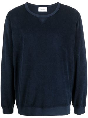 Harmony Paris crew-neck pullover sweatshirt - Blue