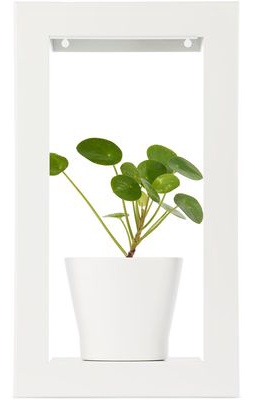 Modern Sprout White Portrait Growframe Planter