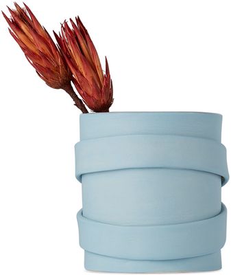 SKINNY SSENSE Exclusive Blue Warrior Vase