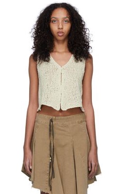 TheOpen Product Beige Cotton Cardigan