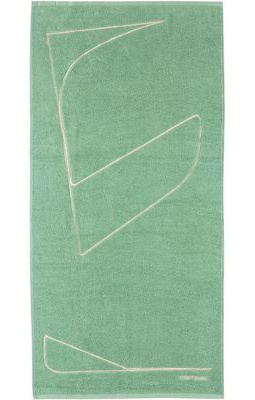 LE17SEPTEMBRE SSENSE Exclusive Green Embroidered Beach Towel